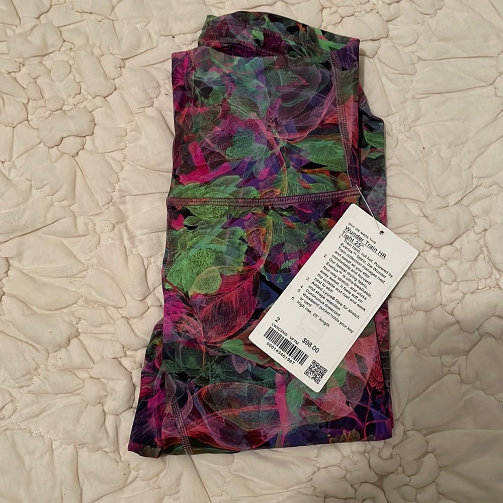 Lululemon Wunder Train HR Tight 25” Size 2 - Picture 1 of 7